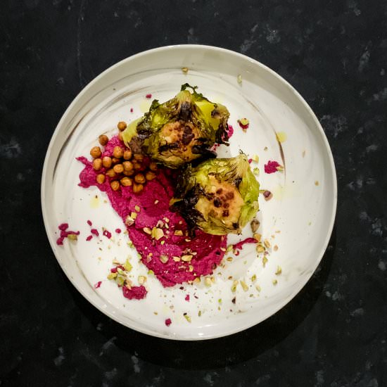 Baby Cauliflower & Beetroot Tahini