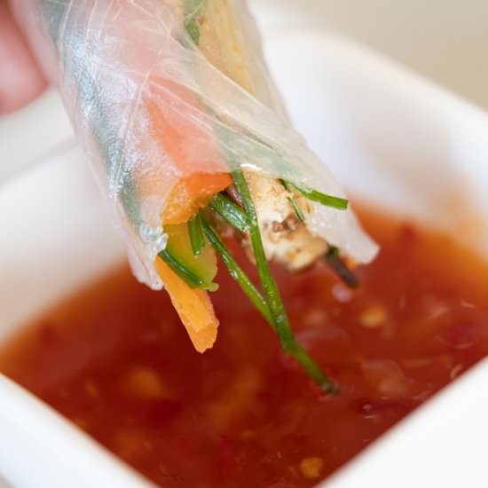 Vegan Rice Paper Rolls