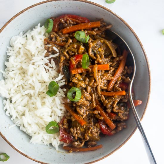 Ground Beef Stir Fry