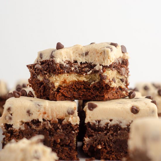 cookie dough brownies