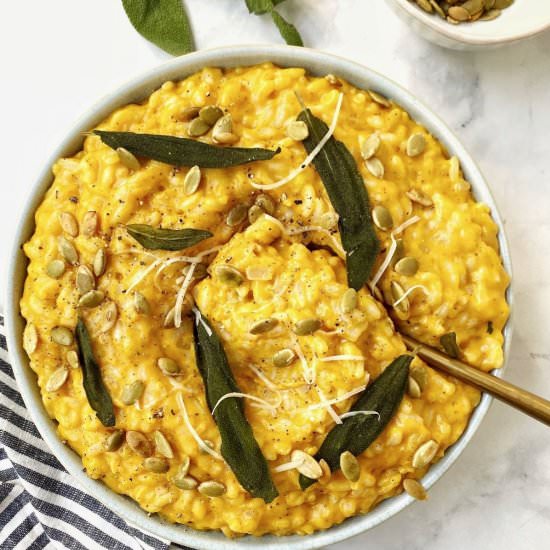 Pumpkin and Sage Risotto