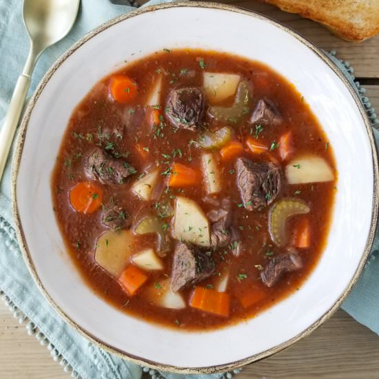 slow cooker beef stew