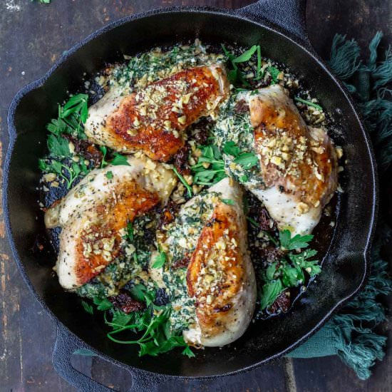 Spinach Stuffed Chicken