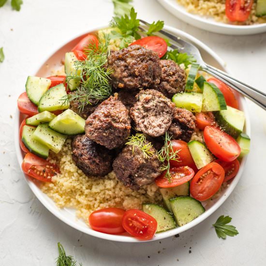 Za’atar-Spiced Lamb Meatballs