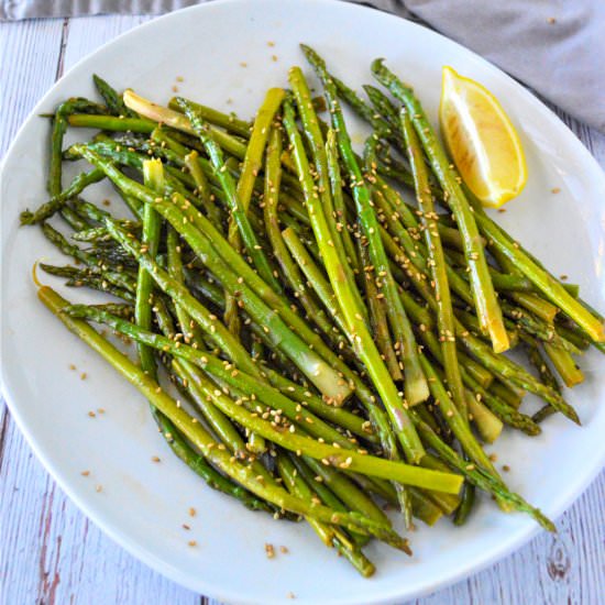 Sesame Sauteed Asparagus