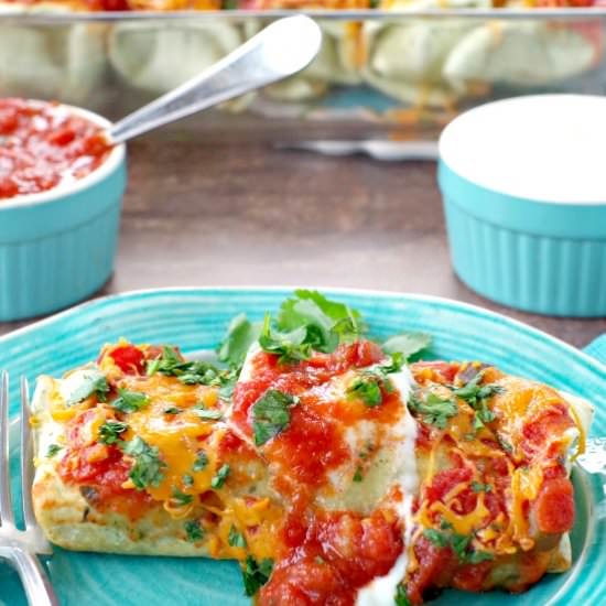 Leftover Turkey Enchiladas