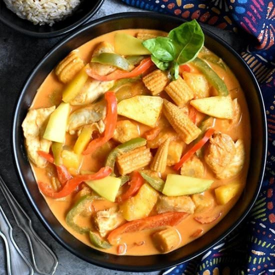 Mango Chicken Thai Curry