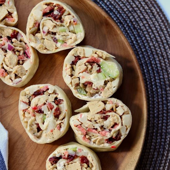 Vegan Pinwheels (Tortilla Rollups)