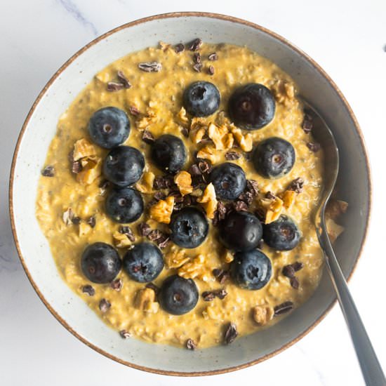 Pumpkin Pie Overnight Oats