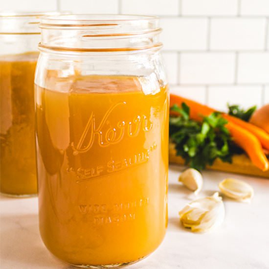 Instant pot chicken broth