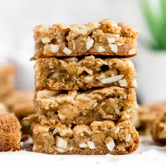 Gooey Marzipan Almond Bars