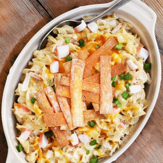 Crab Rangoon Hotdish