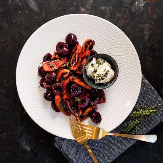 Cherry Tamarillo Salad