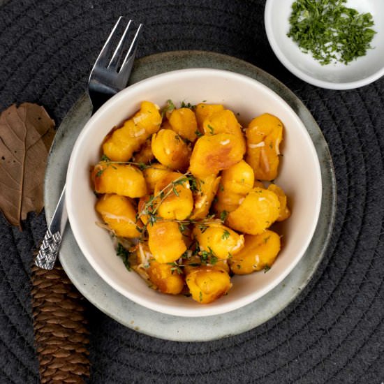 Homemade Sweet Potato Gnocchi