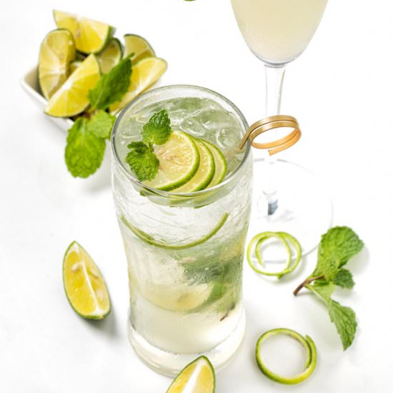 Healthy Tequila and Lime Juice
