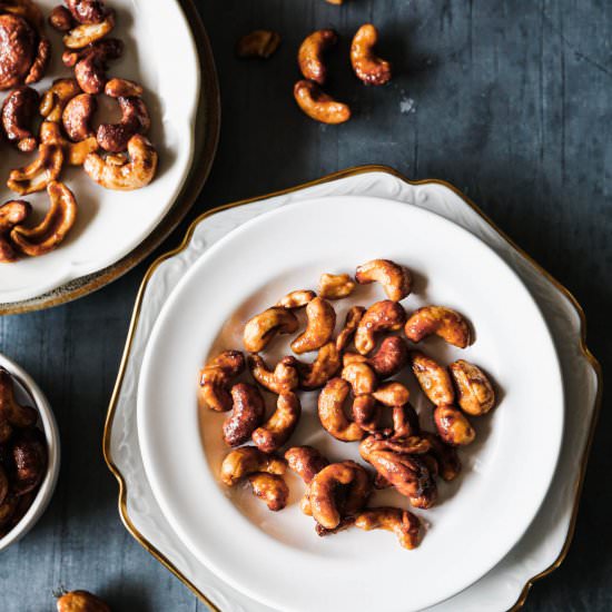 Air Fryer Sweet & Salty Cashew Nuts