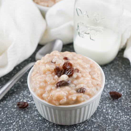 Instant Pot Rice Pudding