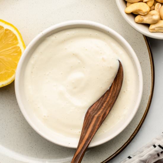 maple vanilla cashew cream