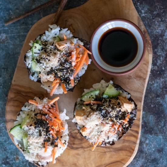 Vegan Tofu Sushi Cups