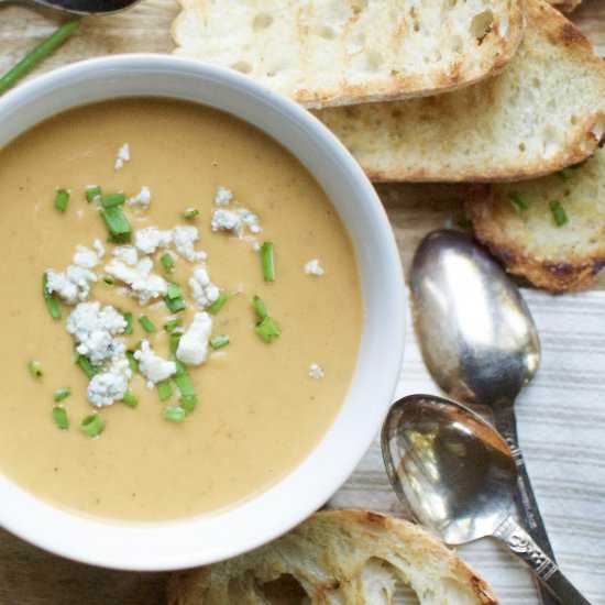 roasted pear & butternut bisque
