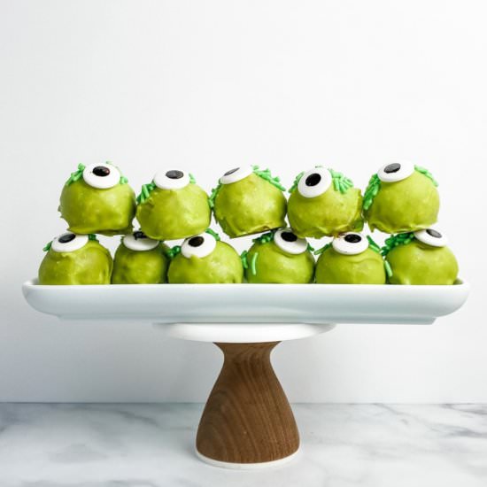 mike wazowski cookie truffles
