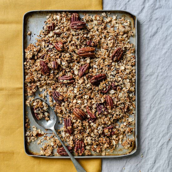 Pumpkin sesame granola