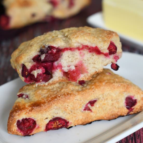 Cranberry Orange Scones