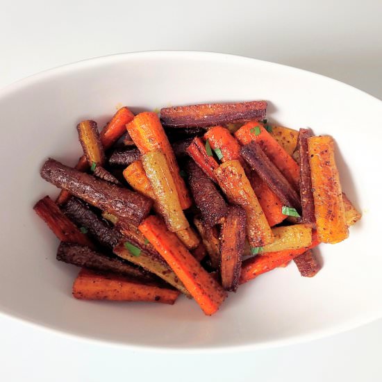 Curry Spiced Roasted Carrots