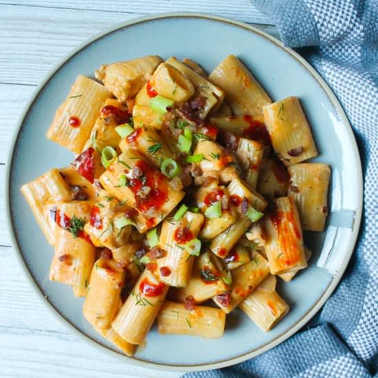 Instant Pot Ranch Chicken Pasta