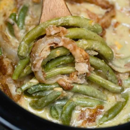 Crockpot Green Bean Casserole