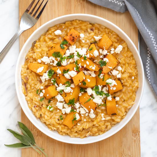 Roasted Butternut Squash Risotto