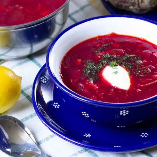 Ukrainian borscht