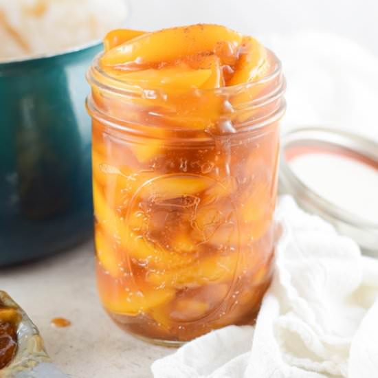 Homemade Peach Pie Filling