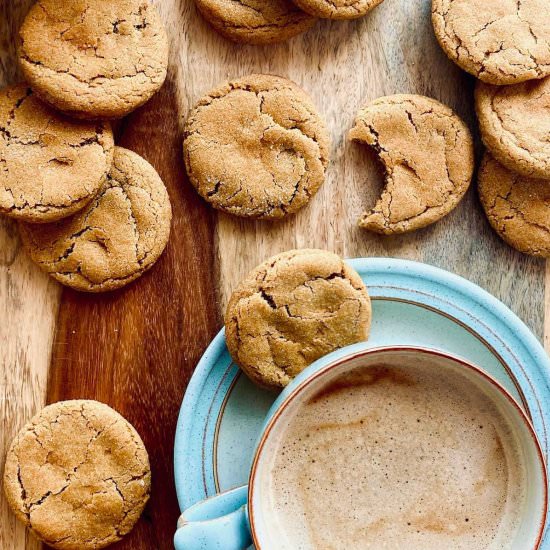 Soft and Chewy Gingerbread Cookies