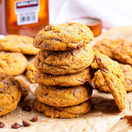 Pumpkin Choc Chip Snickerdoodles