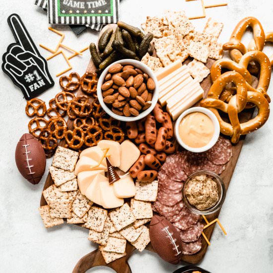 Football Charcuterie Board