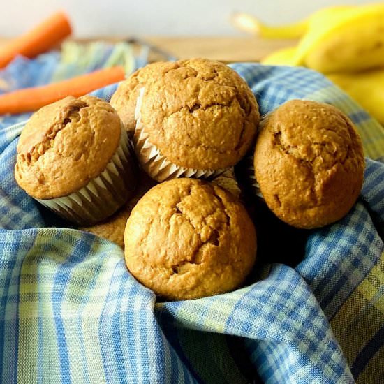 Banana Carrot Muffins