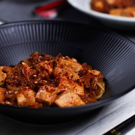 Spicy Japanese Style Mabo Tofu
