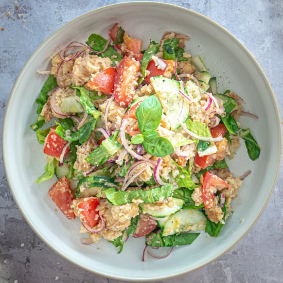 Zero-Waste Salad Italian Panzanella