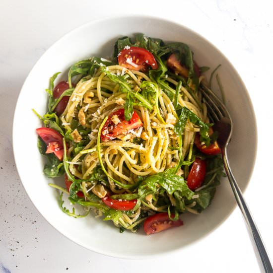 Pesto Spaghetti Salad