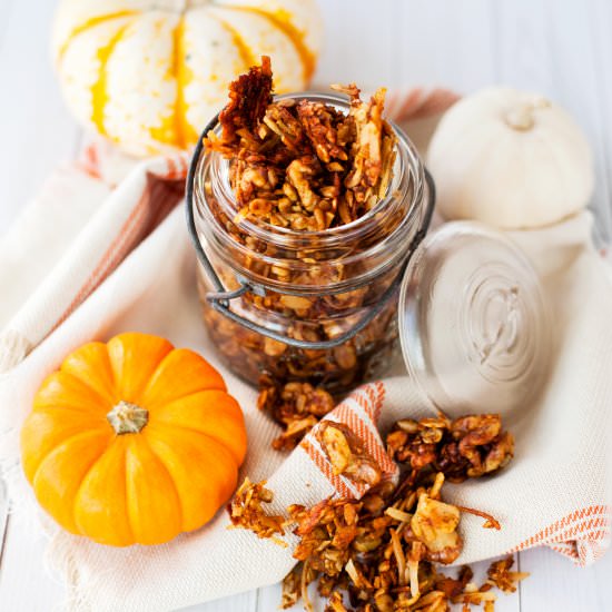 Grain Free Pumpkin Pie Granola