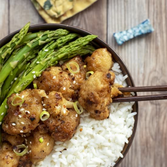 Crispy Orange Cauliflower