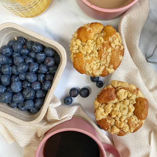 Blueberry Crumble Muffins