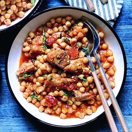Pork Stew With Chickpeas