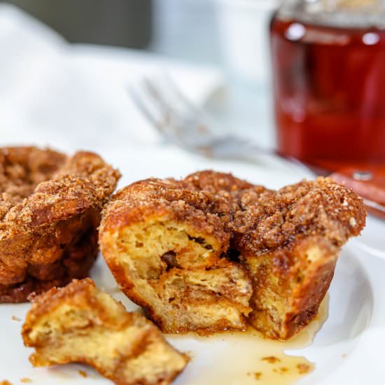 Simple French Toast Strudel Muffins