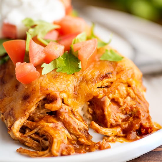 Easy Chicken Enchiladas