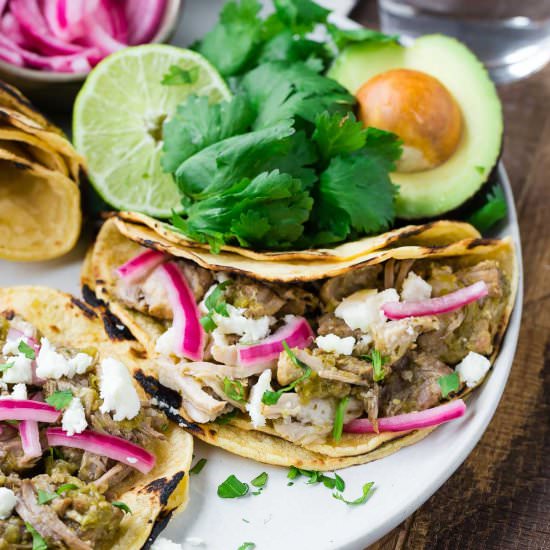Slow Cooker Pork Tacos