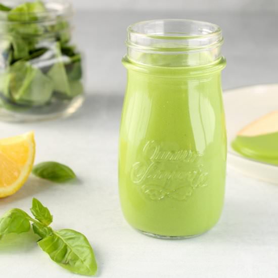 Vegan creamy green sauce