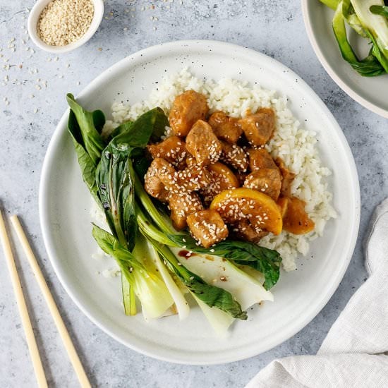 Asian Spiced Orange Pork