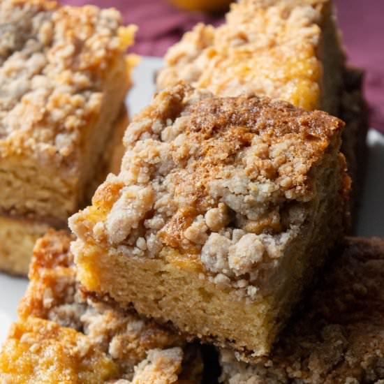 Pear Crumb Coffee Cake